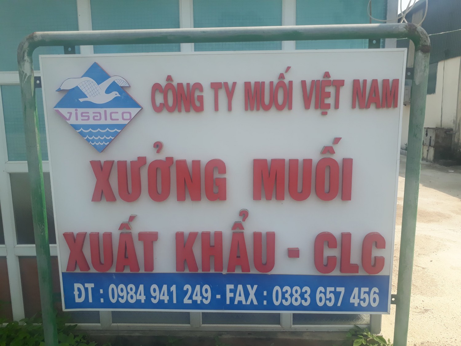 Xưởng sản xuất muối chất lượng cao - Công ty TNHH MTV muối Việt Nam