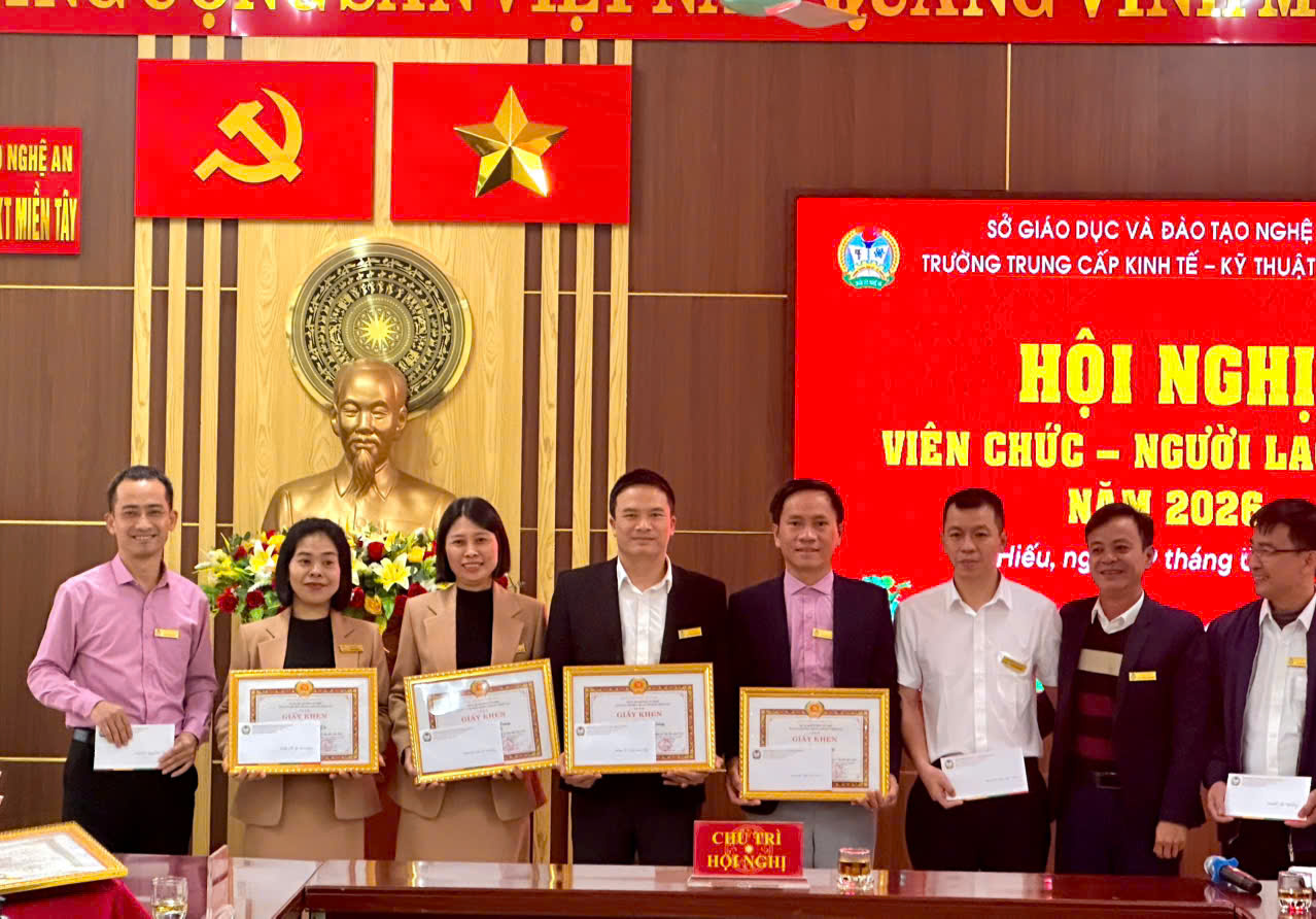 TRƯỜNG TRUNG CẤP KINH TẾ – KỸ THUẬT MIỀN TÂY TỔ CHỨC HỘI NGHỊ VIÊN CHỨC, NGƯỜI LAO ĐỘNG NĂM 2026